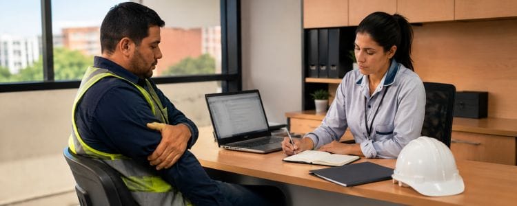 como reportar un accidente laboral